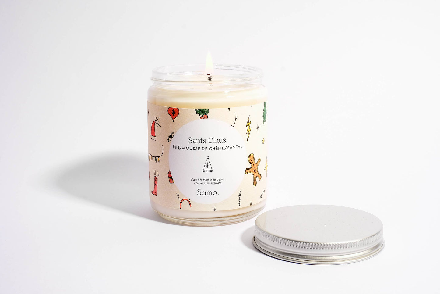 Samo Paris Winter Candle | SANTA CLAUS - PINE/OAK MOSS/SANDAL WOOD