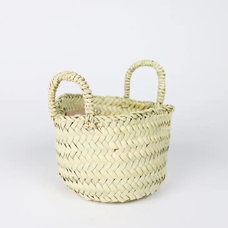Tiny Beldi Straw Basket