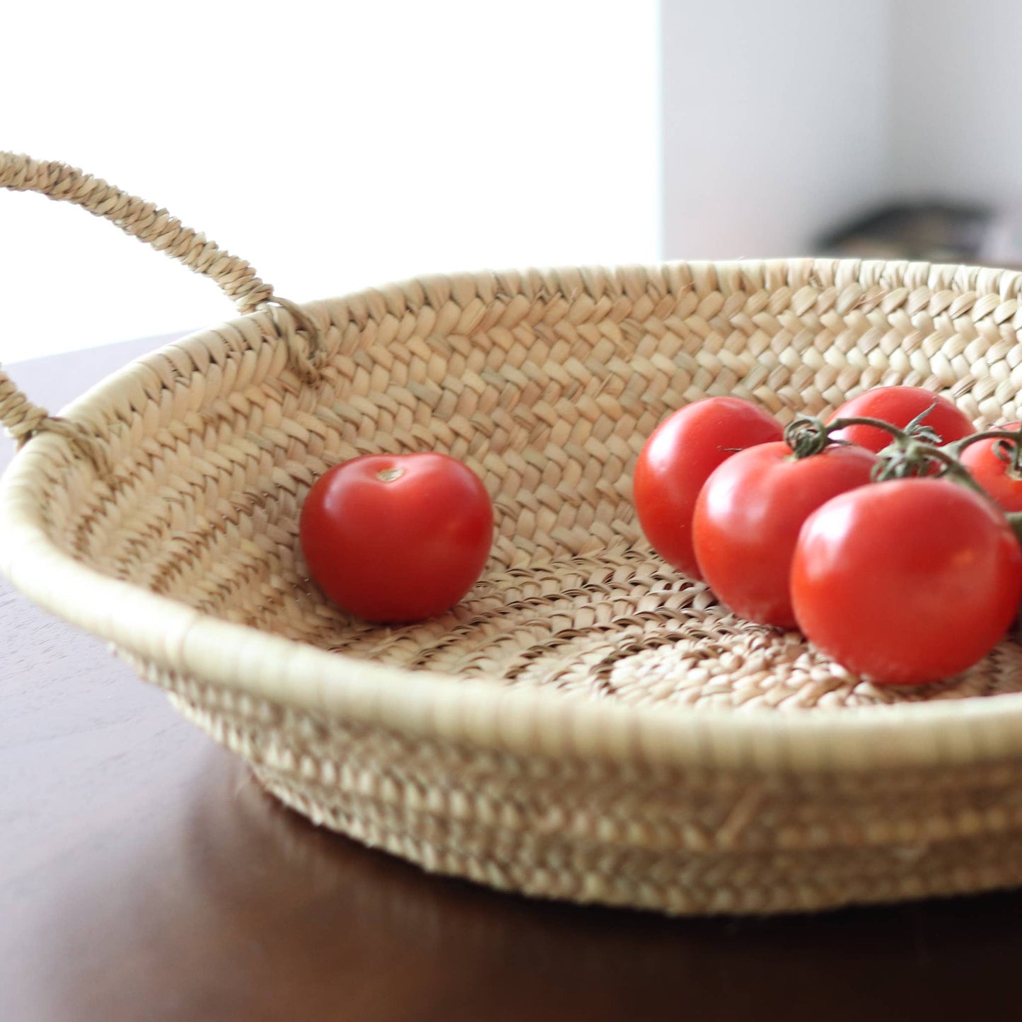 Moroccan Straw Woven Basket/Tray
